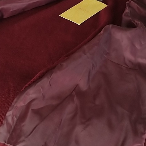 Dialogue 💯 leather &  knit Sweater/Jacket Sz M - Picture 8 of 12